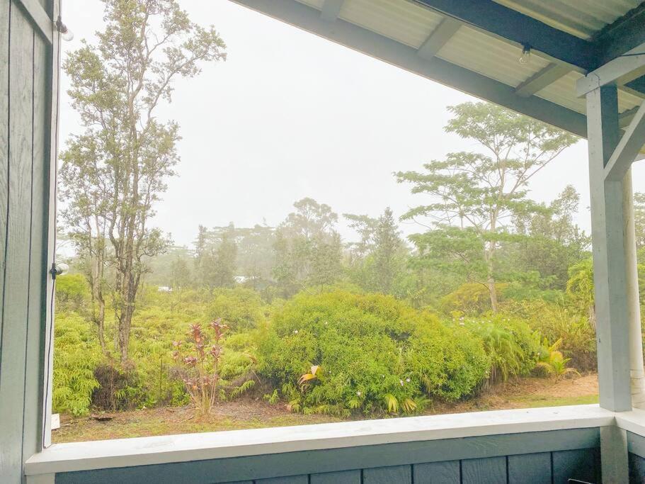 Hibiscus Hale, Full Kitchen, King Bed, Parking Appartement Keaau Buitenkant foto