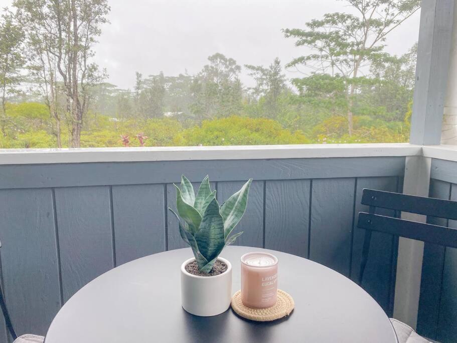 Hibiscus Hale, Full Kitchen, King Bed, Parking Appartement Keaau Buitenkant foto