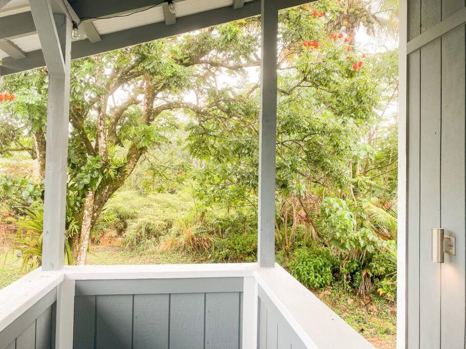 Hibiscus Hale, Full Kitchen, King Bed, Parking Appartement Keaau Buitenkant foto